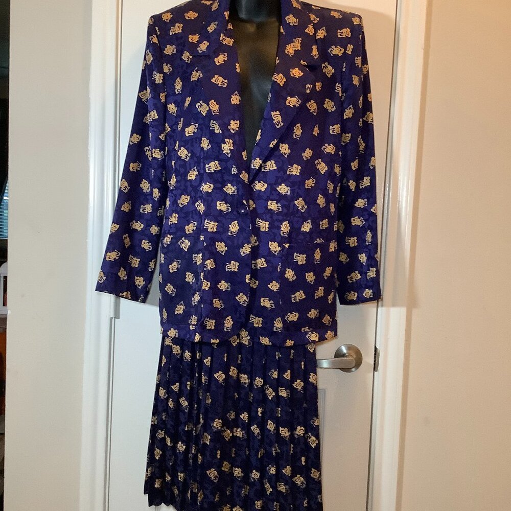 Chimney Ridge Women Vintage 2 Piece Pleated Skirt